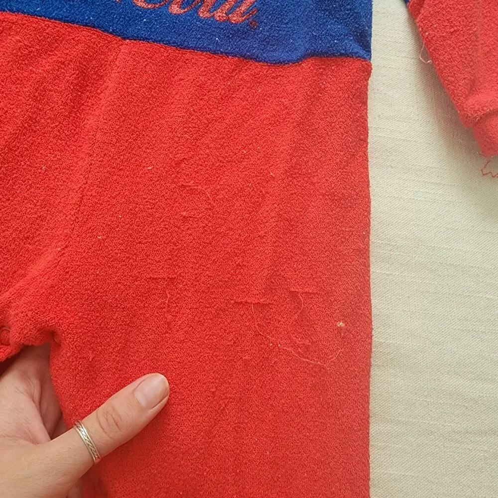 Vintage Cocacola Terrycloth Pajamas/Bodysuit 24 months/2t